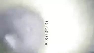Man films hot Desi girlfriend talking on the phone with naked XXX titties