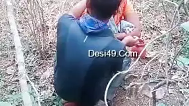 Desi village Randi Bhabhis outdoor fucking with local boy, leak mms porn