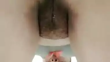 Sexy babe showing her ass hole