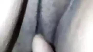 Horny Indian MILF allows man to spread XXX pussy lips and finger it