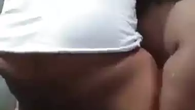 Telugu lady sucks a dick and enjoys standing sex