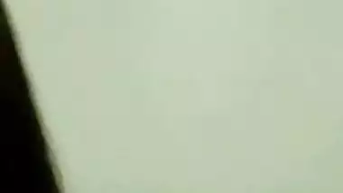 Pointed breasts show and pussy expose by cute girl