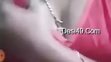 Today Exclusive- Horny Boudi Showing Her Her Boobs And Pussy On Video Call Part 1