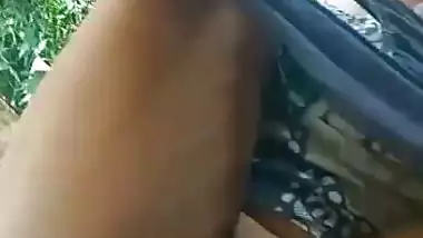 Local village lady showing big boobs and hairy choot