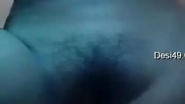 Today Exclusive- Super Sexy Look Desi Wife Record Fingering Selfie For Lover