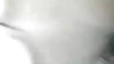 Desi XXX chick showing her boobs and shaved pussy on selfie cam