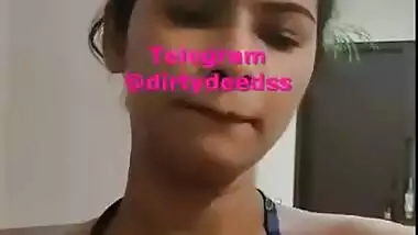 Nidhi Goel Showing Boobs in Kitchen