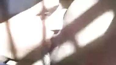 Eating and drilling chut of desi friend