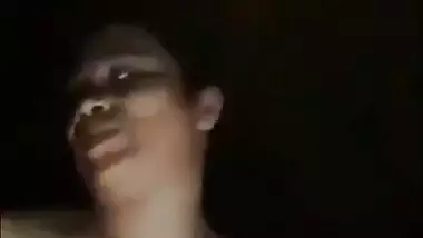 Pakistani unsatisfied aunty strips and shows nude body