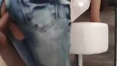 Isla Summer, Hot Guys Fuck And Mia Khalifa In Hot Ass Tight In Jeans Summer Public Toilet