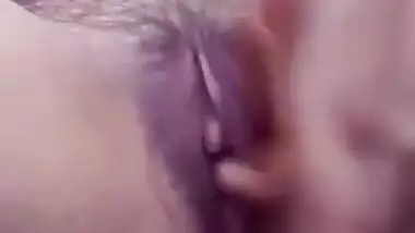 Desi makes XXX viewers see her sex tits and unshaved cunt via webcam