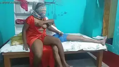 Desi hubby and wife hide their faces when having XXX sex for camera