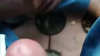 Telegu Desi girl has oral XXX sex with lover in close-up homemade porn