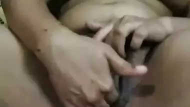 Fingering and kela masturbation with dildo sex of Indian wife