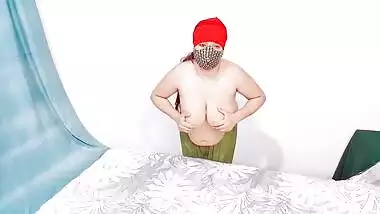 Beautiful Muslim Hijab Girl Showing Boobs And Pussy In Niqab