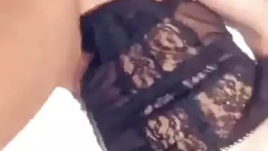 Cute Desi gal with XXX glasses records for her man solo sex video