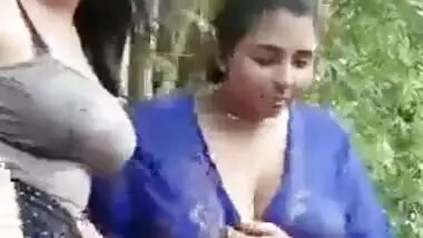 2 hot girls comparing their huge ass and hot boobs for boyfriend