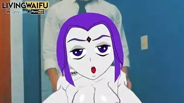 21 YEARS Hentai version of RAVEN #3 doggystyle Anime REAL Waifu Japanese Animation Big Ass cosplay