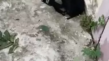 XXX voyeur finds Desi lovers fucking in the fresh air in MMS video