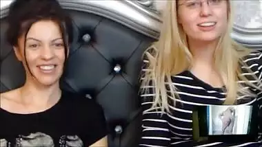 Humiliated by blonde and brunette