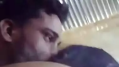 Indian lover Kissing and Boobs sucking and Gf Give Nyc Blowjob