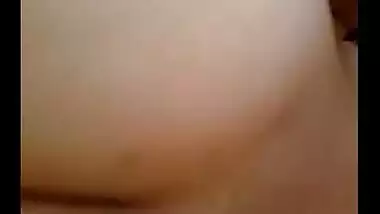 Big tits girl riding bf’s dick in free porn tube