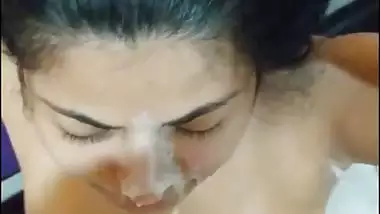Beautiful Sexy Office Girl Hard Fucked by Boyfriend Loud Moaning & Taking Cum on Face Part 1
