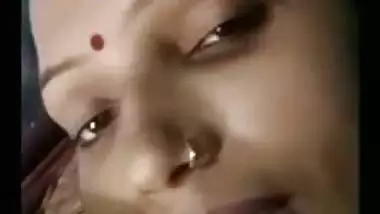 Village lady exposing nipple