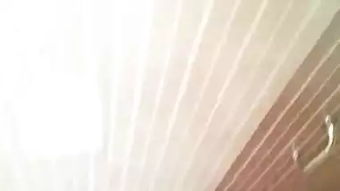 Asian couple in shower