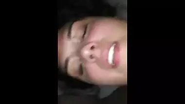 Double penetration free porn video of a slutty NRI teen with a slim figure