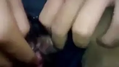 If hairy pussy is wet than girl has to masturbate and maybe finger it