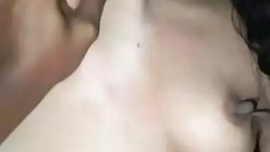 Indian wife Sarkari Farhan sucking dick of husband