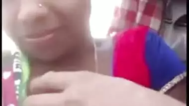 Desi mms sex, Paki babe brag her big beautiful tits caught by cam