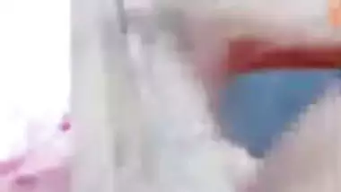 Live cam cute girl playing with boobs and hairy pussy