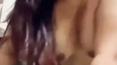 Chubby girlfriend pussy fucking from back by boyfriend