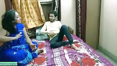 Desi guy is lucky to have XXX threesome with both his GF and her mom