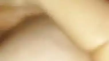 Desi girl in jean shorts begins day with being pawed by the cameraman