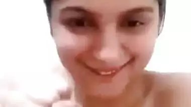Beautiful Pakstanii girl showing