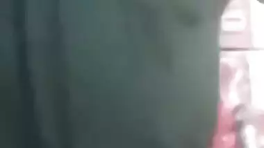 Friend mom in nighty showing boobs and pussy