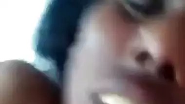 Dark skinned South Indian maid sex with house owner