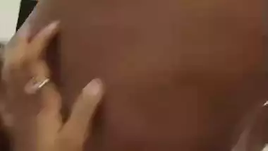 Newly married wife boob sucking by horny husband