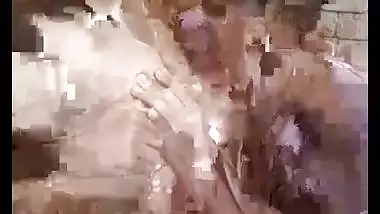 Desi village wife paid blowjob and sex with stranger