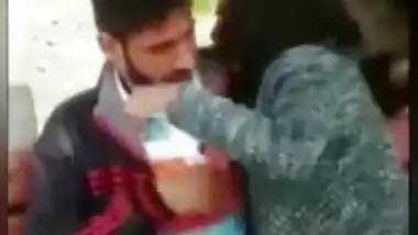 Tamil girl giving blowjob outdoor In park and caught on cam. Desi MMs