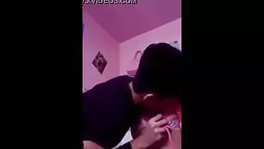 Legal age teenager girl enjoys a romantic home sex session with her boyfriend