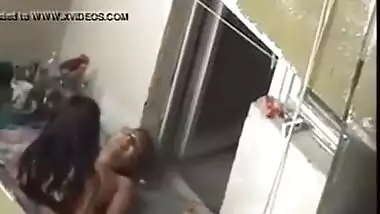 Indian sex video of a slim college girl having sex on the balcony